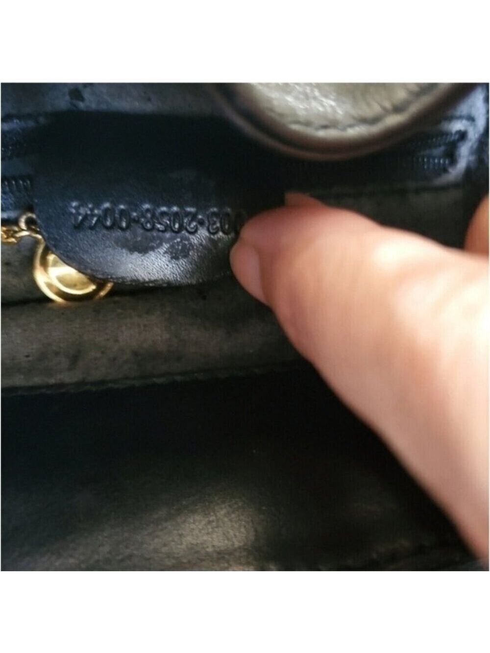 Authentic Gucci Mini Backpack Black Leather Bamboo Handle - Picture 8 of 15
